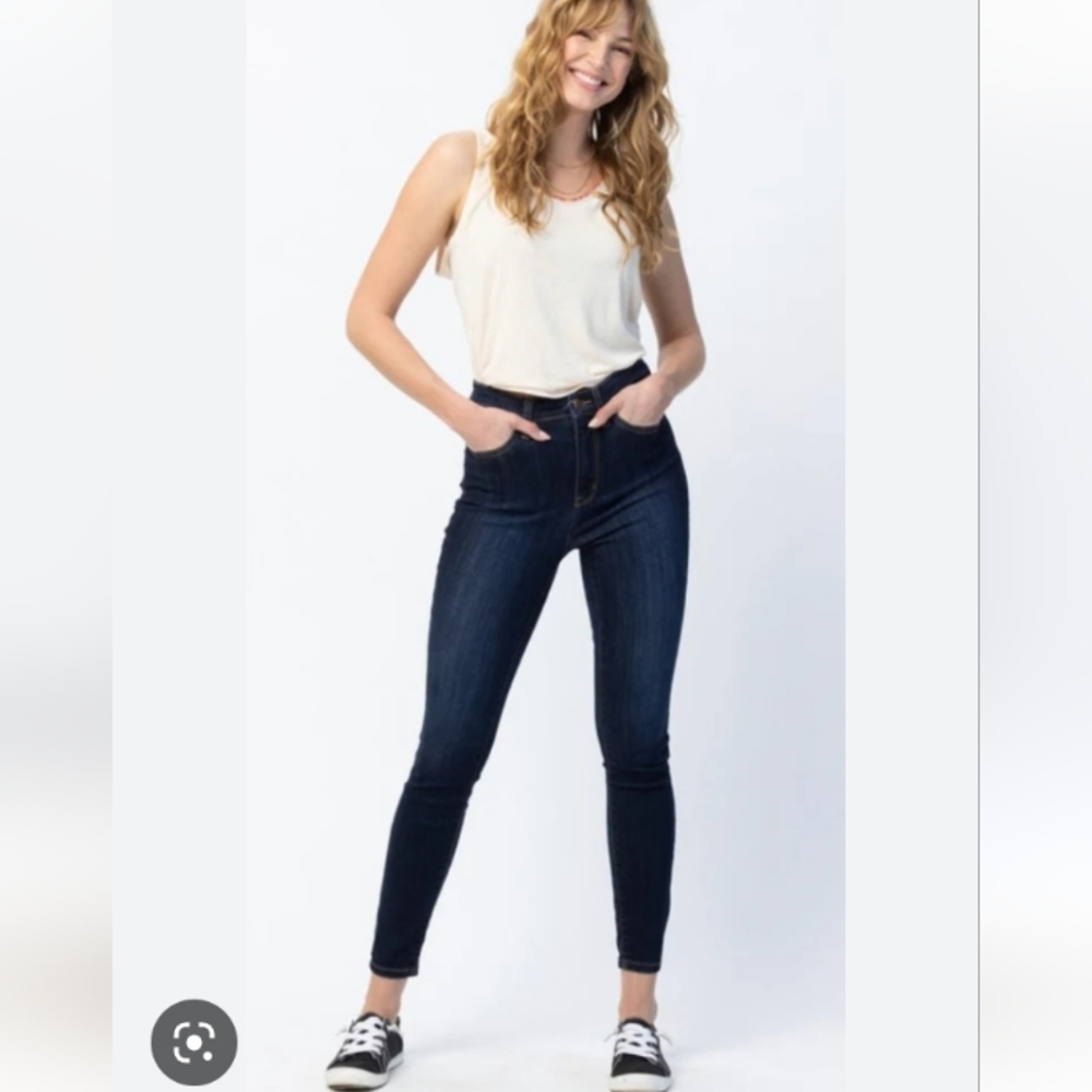 Free People dark denim jeans - Picture 2 of 10